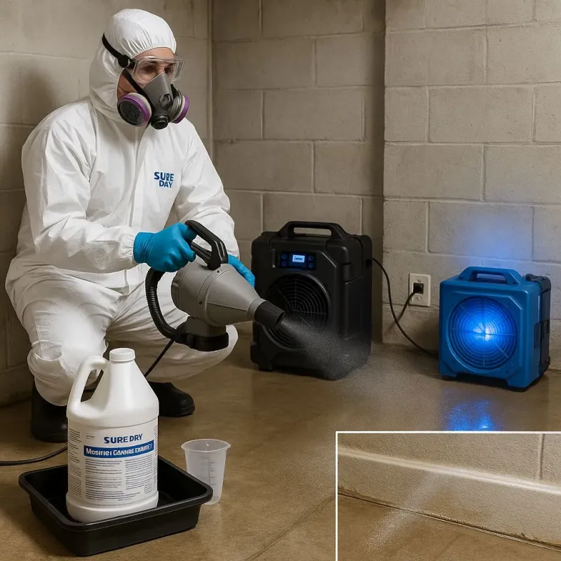 Sanitization and Odor Removal process in Cecilia, LA