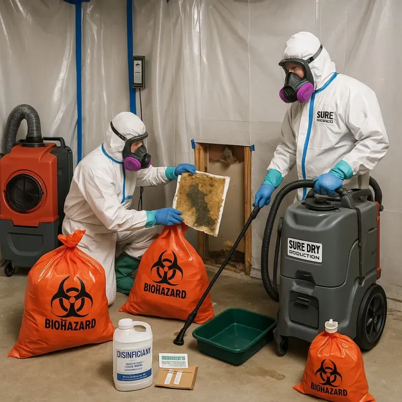 Contaminated Water Handling Protocols process in Cecilia, LA