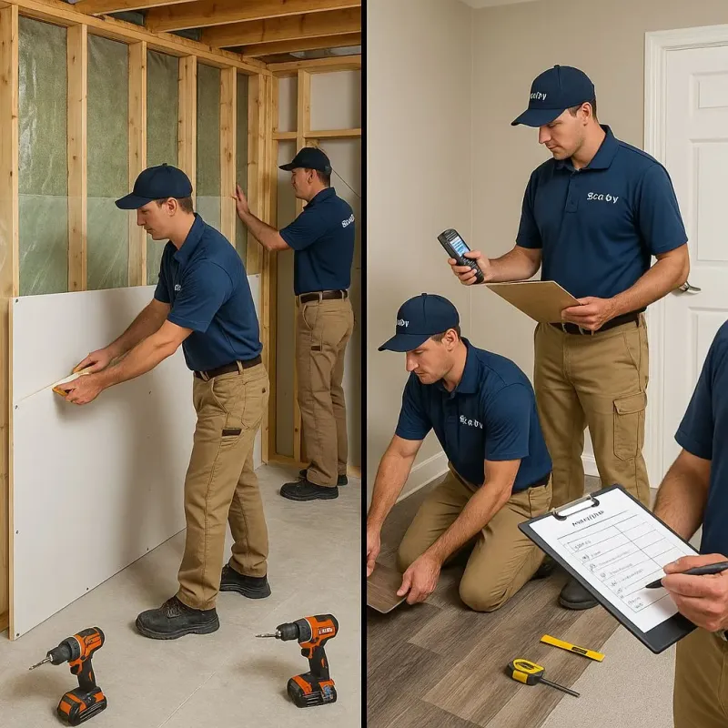 Repairs and Reconstruction process in Cecilia, LA